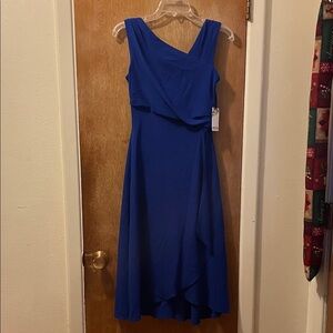 Kensie Asymmetrical Royal Blue Dress Sz. 2